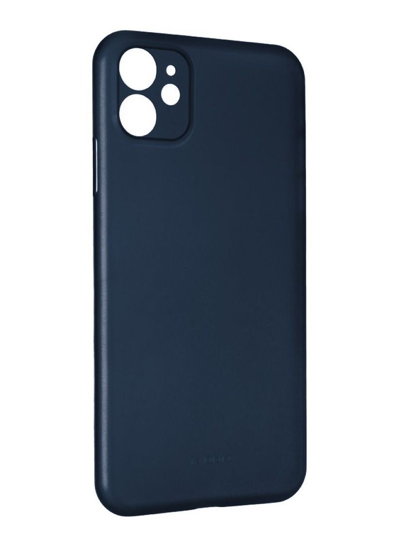K-Doo - Air Skin Case Ultra Slim Back Cover Skin for iphone 12 Frosted Anti Slip Full Coverage Blue - Image 1