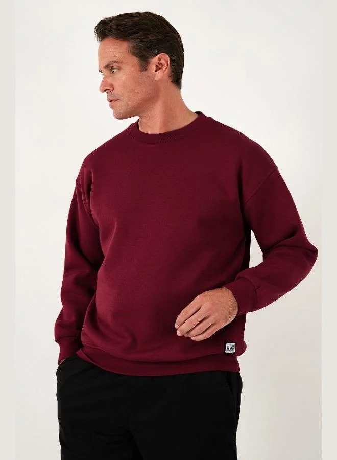 Buratti  Buratti Regular Fit Crew Neck Cotton Furry Soft Raised Sweat Men's SWEAT 5905255 for Men | Best Price UAE