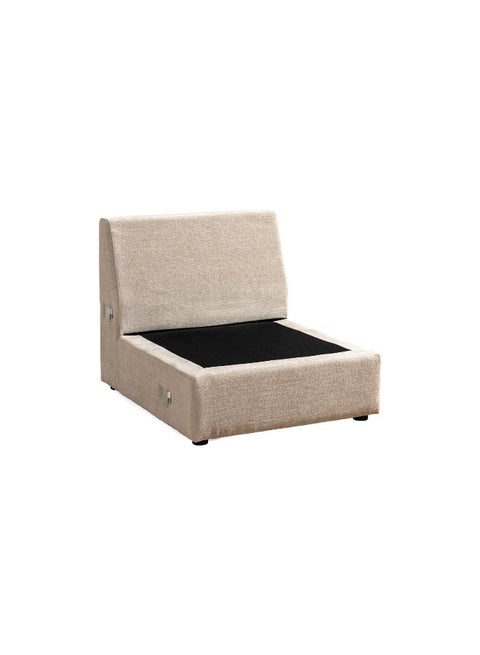 Reem Armless Modular Sofa- Beige