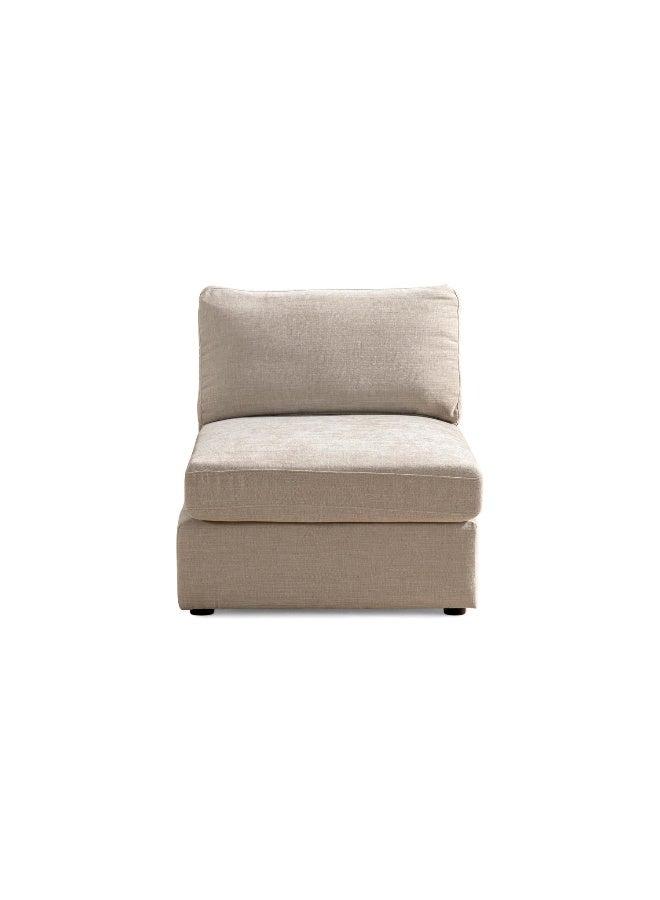Reem Armless Modular Sofa- Beige