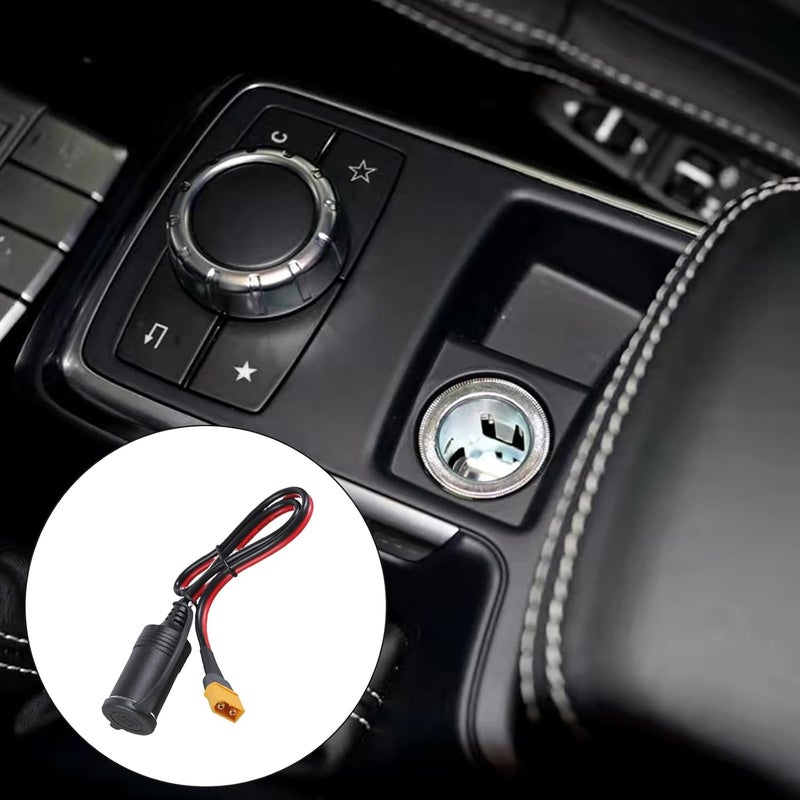 XT60 Male to Female Car Adapter Socket Conversion Cable 0 5m 30Amp Power Cord - Image 3