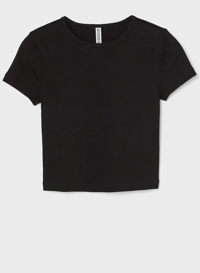 H&M Ribbed Crop Top