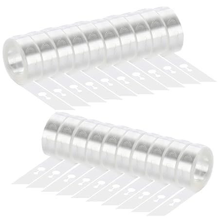 BRIJBAZAAR Plastic Balloon Accessories Tool Kits Arch Strip Pack Of 20 Strips,Transparent - Image 1