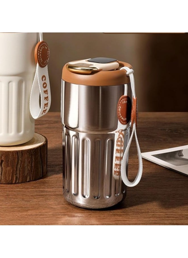 Generic Smart Thermos Coffee Cup with LED Temperature Display – Portable Travel Mug for Hot & Cold 450ml  - Image 3