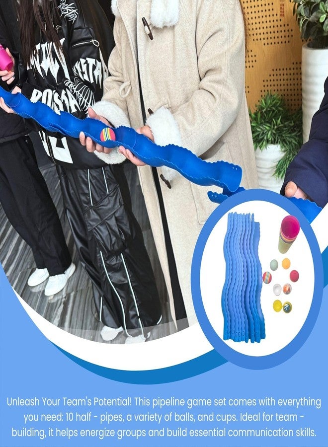 أدوات تزلج نصف أنبوبية ممتعة من جوغلوك، مناسبة لألعاب بناء الفريق، مثالية للعبة كسر الجمود بين البالغين في العمل ضمن أنشطة بناء الفريق الخارجية. (أنبوب) - Image 2
