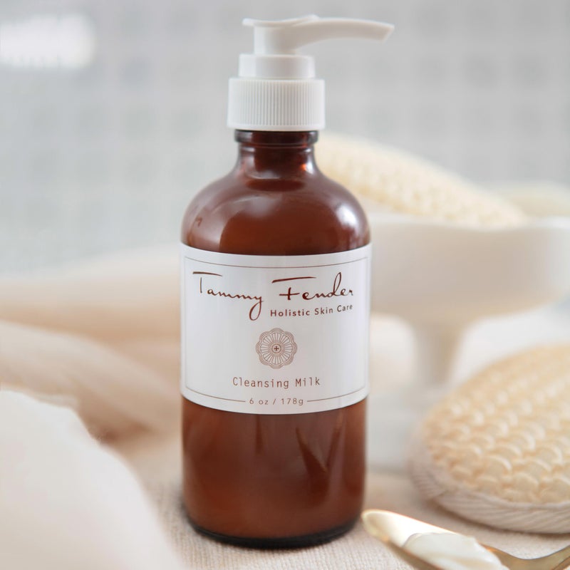 TAMMY FENDER - Cleansing Milk Natural Facial Cleanser | Natural, Organic, Cruelty Free, Non-Toxic Skincare | Lightweight, Gentle, & Rejuvenating Makeup Remover | Sensitive Skin Safe (6 oz | 178 g) - Image 4