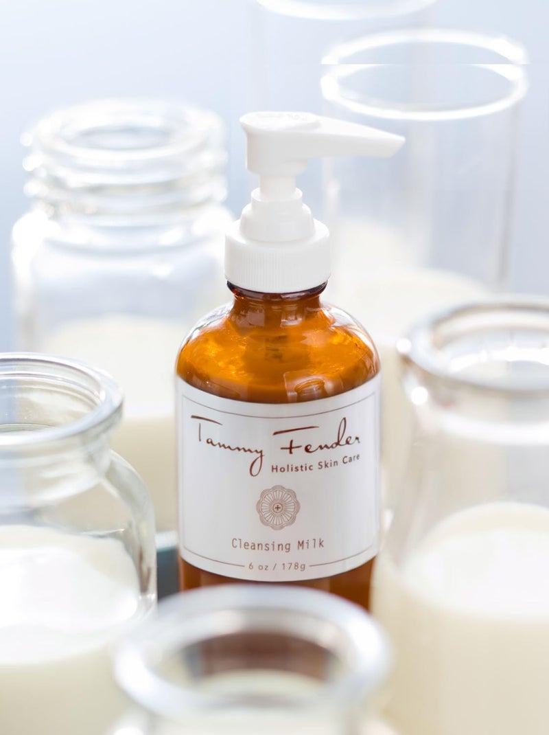 TAMMY FENDER - Cleansing Milk Natural Facial Cleanser | Natural, Organic, Cruelty Free, Non-Toxic Skincare | Lightweight, Gentle, & Rejuvenating Makeup Remover | Sensitive Skin Safe (6 oz | 178 g) - Image 5