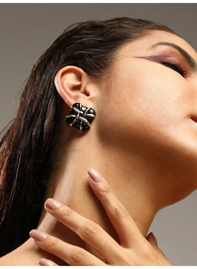 سوهي أقراط البارونة - العقيق الأسود