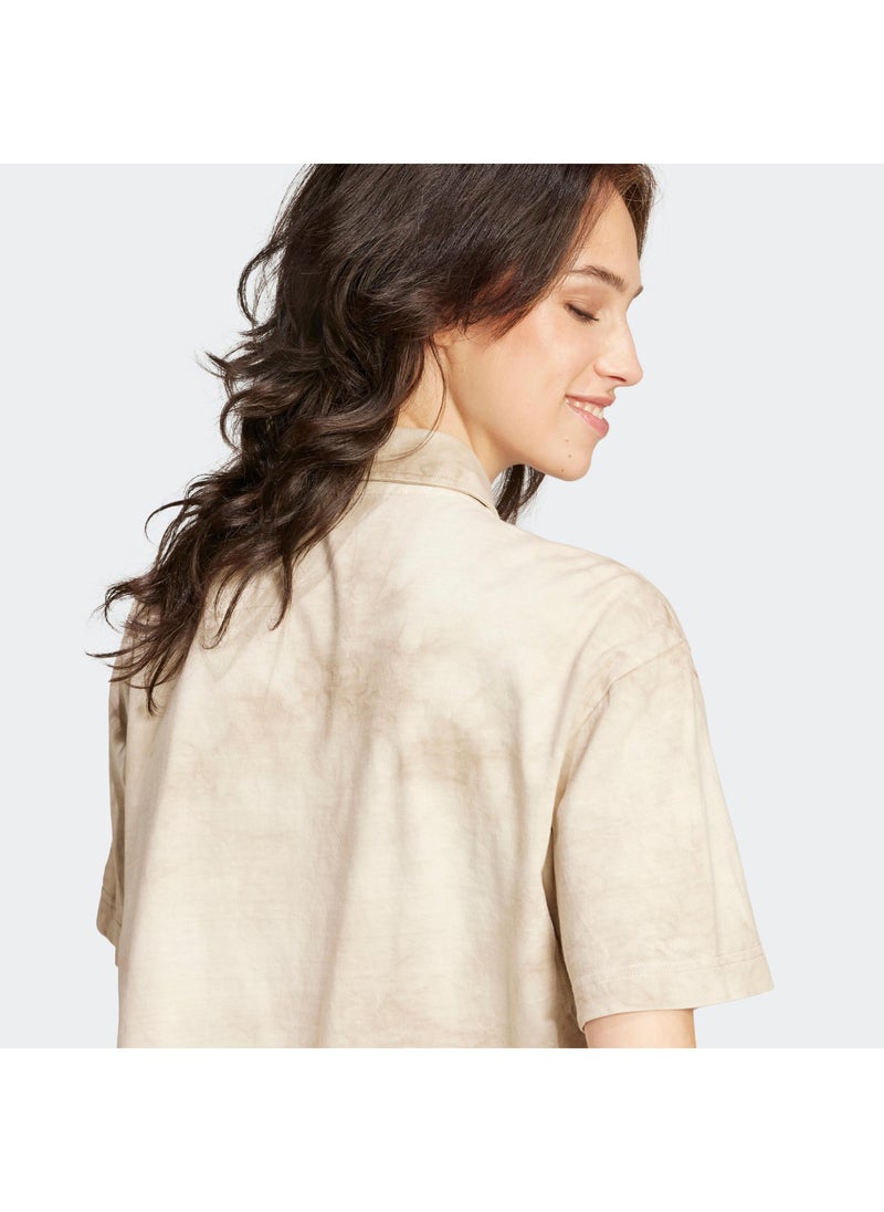 Adidas - All Szn Tie Dye Polo T-Shirt - Image 1