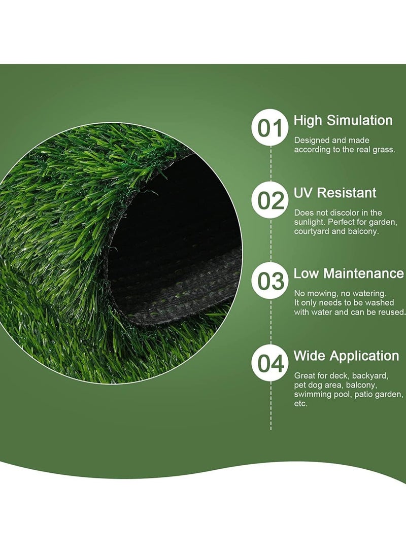 Artificial Grass - Multifunction Dog Pee Grass Folding Fake Grass Non Slip Artificial Turf Grass for Dogs with Drainage Holes Easy to Clean Suitable for Indoor Outdoor 1m x 1.53m - pzsku/ZA6B9683F8629C837C38BZ/45/_/1692796366/f0a8d190-e515-4548-b4c6-ea7ae97ee229