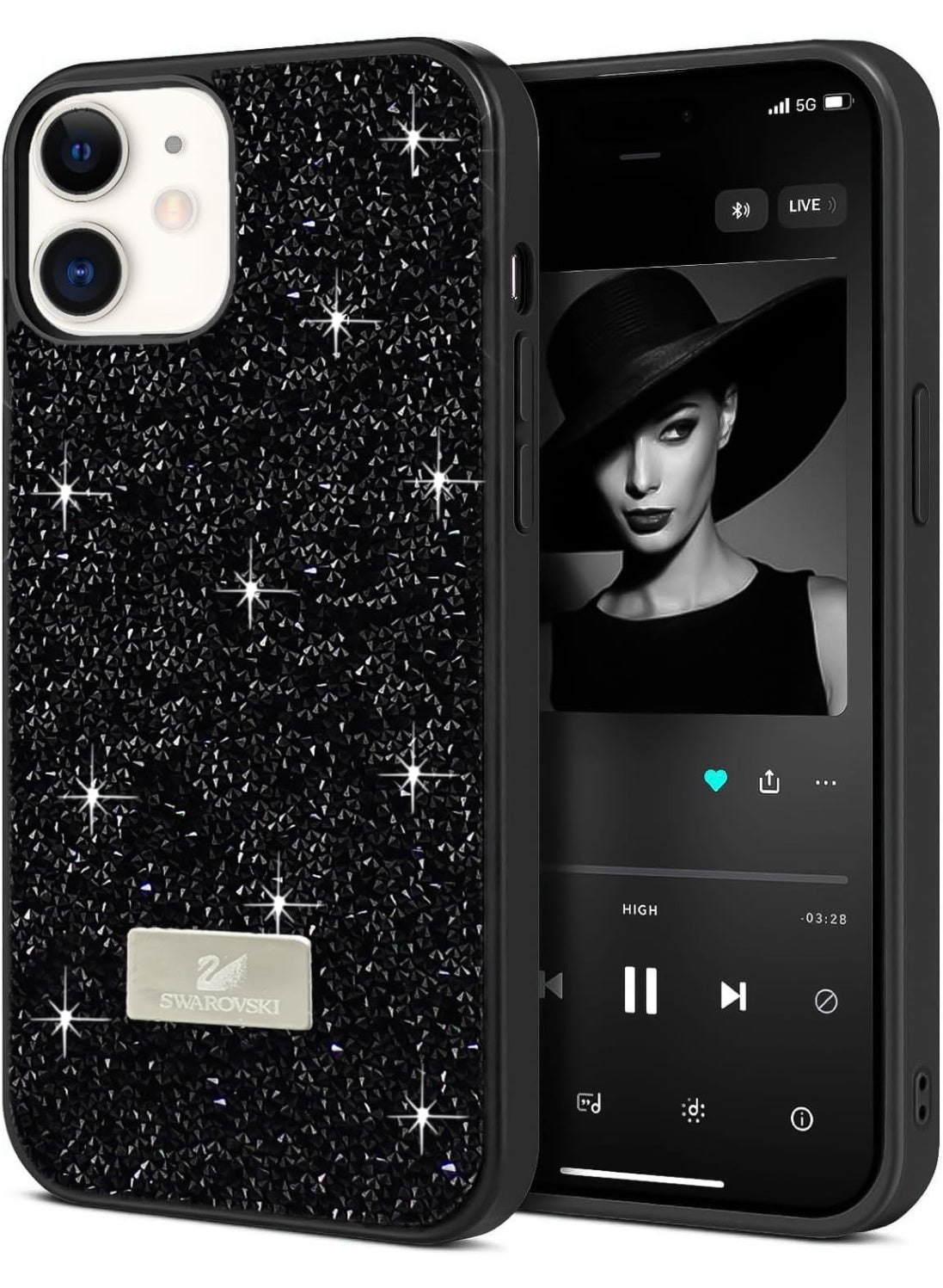 swarovski Swarovski Glitter Sparkle Diamond Crystal Bling Case For iPhone 11 6.1 inch ZA6B96A05A5EDFD431780Z