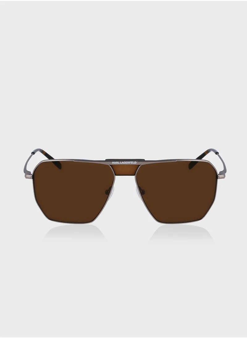 كارل لاغرفيلد Hexagon Sunglasses Kl350S