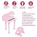 Losbenco Kids Piano Keyboard Toy Toddler Electronic Musical Instrument Educational Toy with Microphone Multiple Sounds Record Playback Lights Stool Birthday Gift for 3 4 5 6 7 Years Old Girls - Image 4