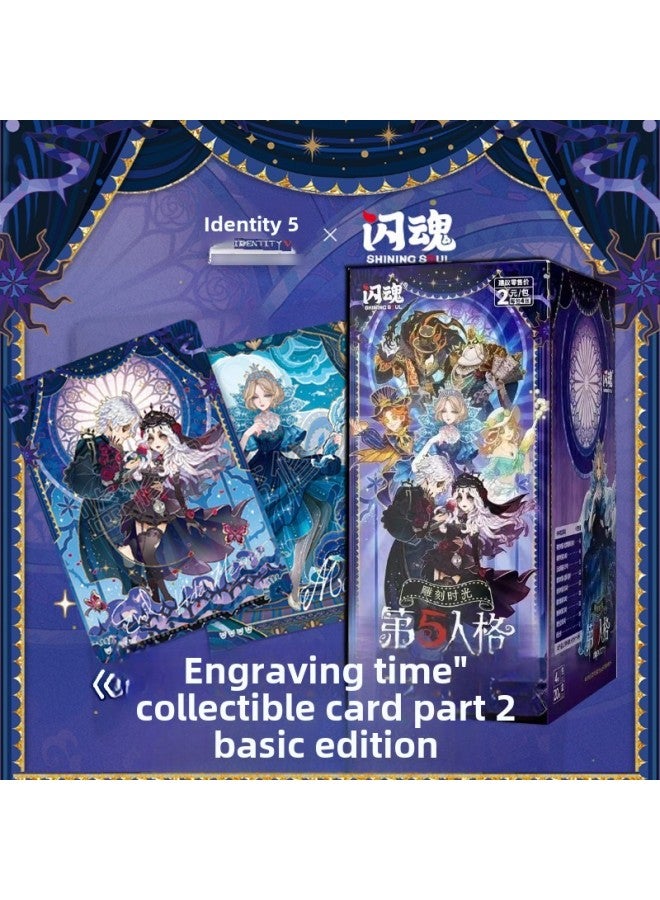 Flash Soul Genuine Fifth Personality Carving Time Peripheral Collection Card Basic Version First Pop-up Card Full Box Of Treasure Card-Color:Flash Soul [2 Bombs] Basic Version Of Engraving Time 1 Pack (20 Packs In One Box)  - Image 1