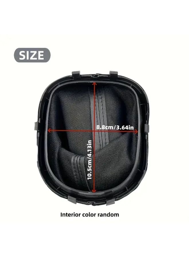 6 Speed Manual Gear Shift Knob Lever Boot Cover Black Direct Fit Replacement - Image 3