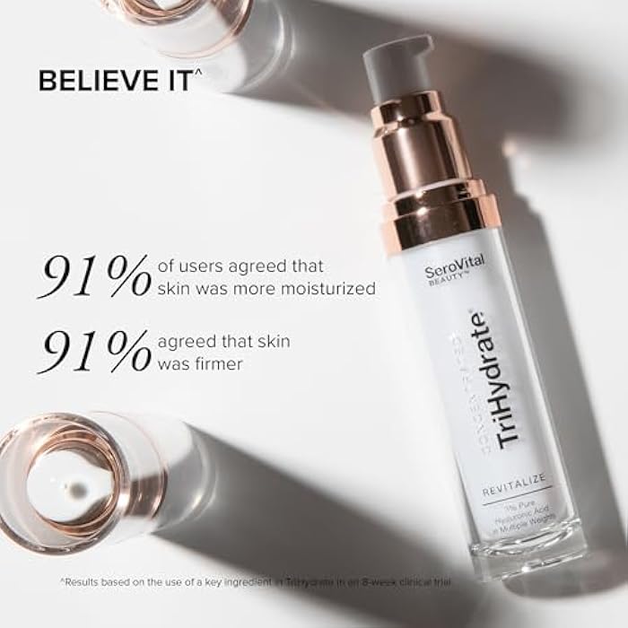 SeroVital TriHydrate – 3% Hyaluronic Acid Serum for Anti-Aging & Hydration – Plump & Firm Skin in 28 Days - Image 4