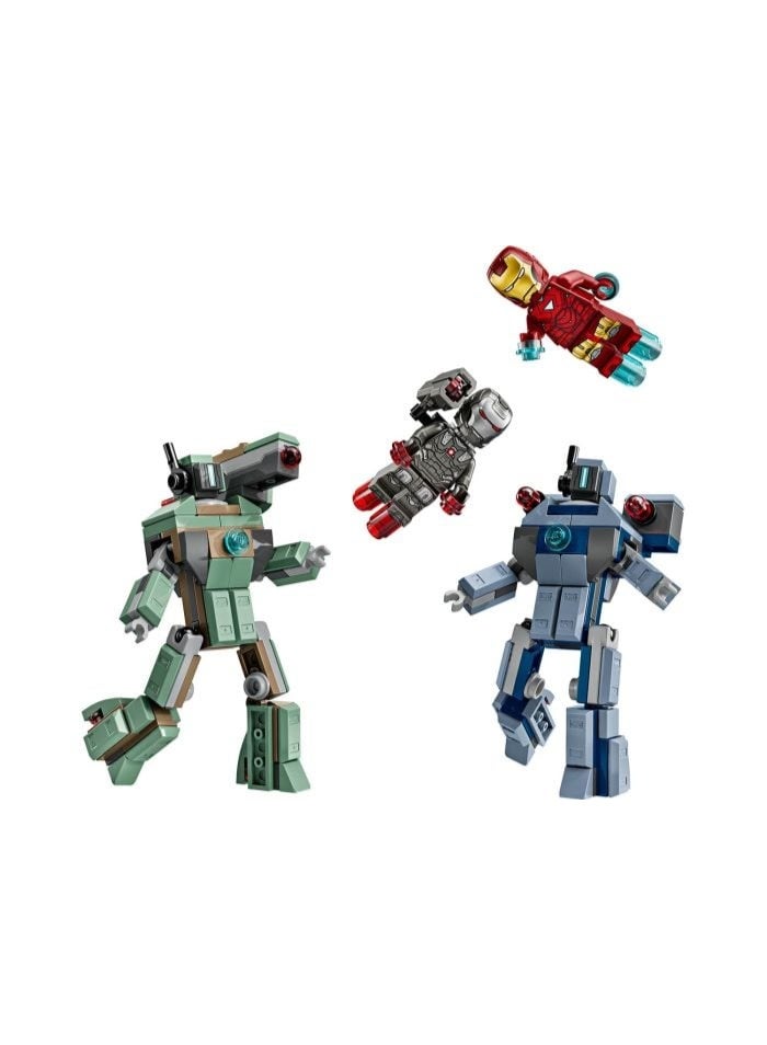 ليغو مجموعة من 204 قطعة من Iron Man War Machine vs Hammer Drones - Image 3