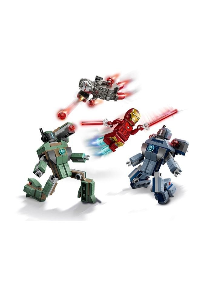 ليغو مجموعة من 204 قطعة من Iron Man War Machine vs Hammer Drones - Image 4