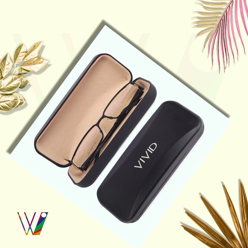 VIVID Vision Unisex Adult Lightweight Eyewear Specs Case Cover | Protect Eye Glasses | ABS | Plastic | Spectacles | Cases | Hinge-Spring - Image 2