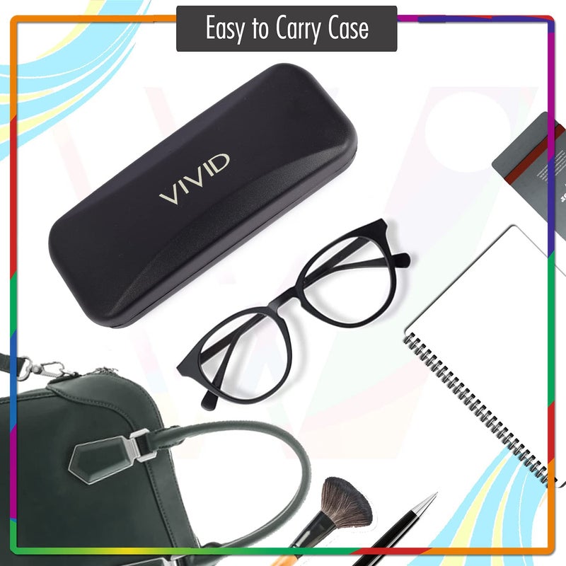 VIVID Vision Unisex Adult Lightweight Eyewear Specs Case Cover | Protect Eye Glasses | ABS | Plastic | Spectacles | Cases | Hinge-Spring - Image 5