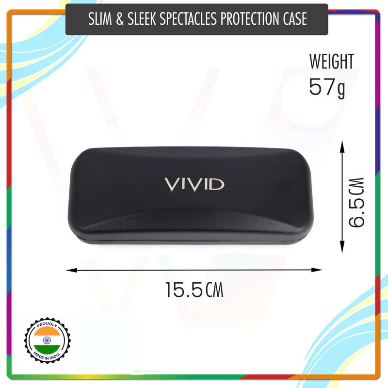 VIVID Vision Unisex Adult Lightweight Eyewear Specs Case Cover | Protect Eye Glasses | ABS | Plastic | Spectacles | Cases | Hinge-Spring - Image 4