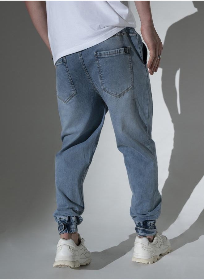 Hubberholme Light Blue Jeans For Men  - Image 3