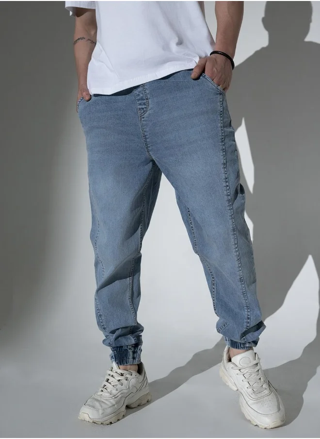 Hubberholme Light Blue Jeans For Men