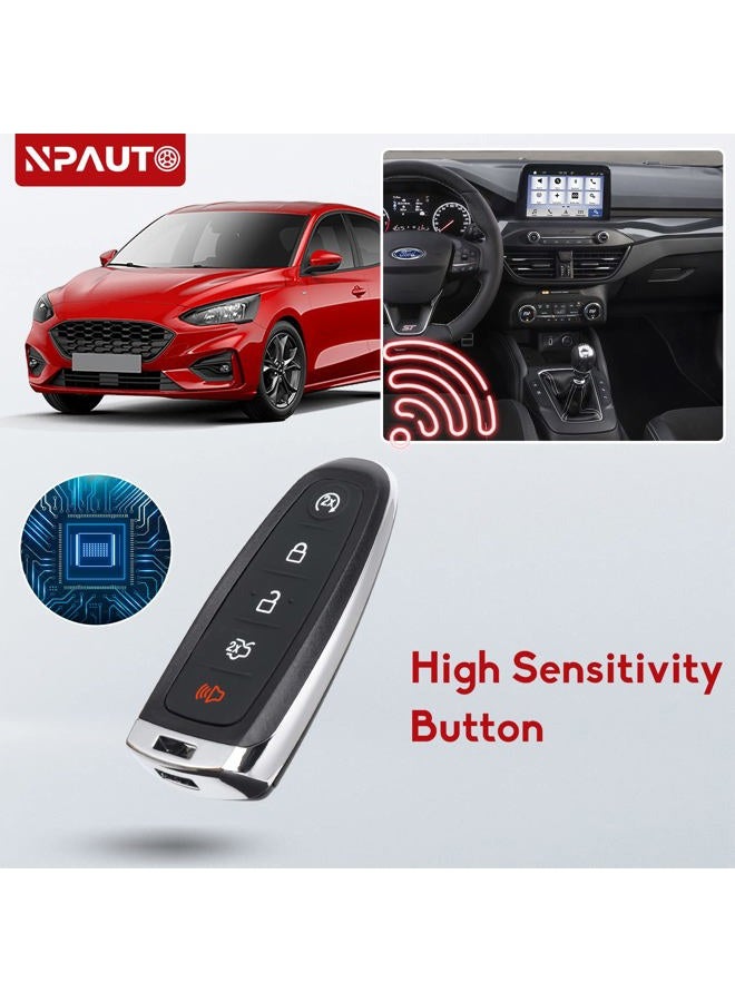 NPAUTO 2Pcs Key Fob Replacement for Ford Explorer Edge 2011-2015 Taurus Flex 2013-2019 Focus Expedition Lincoln MKX MKT MKS Navigator Keyless Entry Remote Start Control Smart Car Key Fobs, M3N5WY8609 - Image 5
