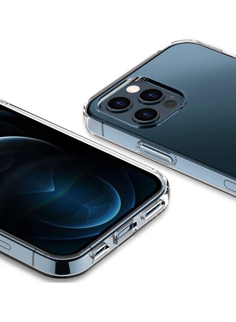 CATANES Apple iPhone 12 Pro Max Clear Case Soft Slim Transparent TPU Protective Cover 6.5 inch Clear - Image 4