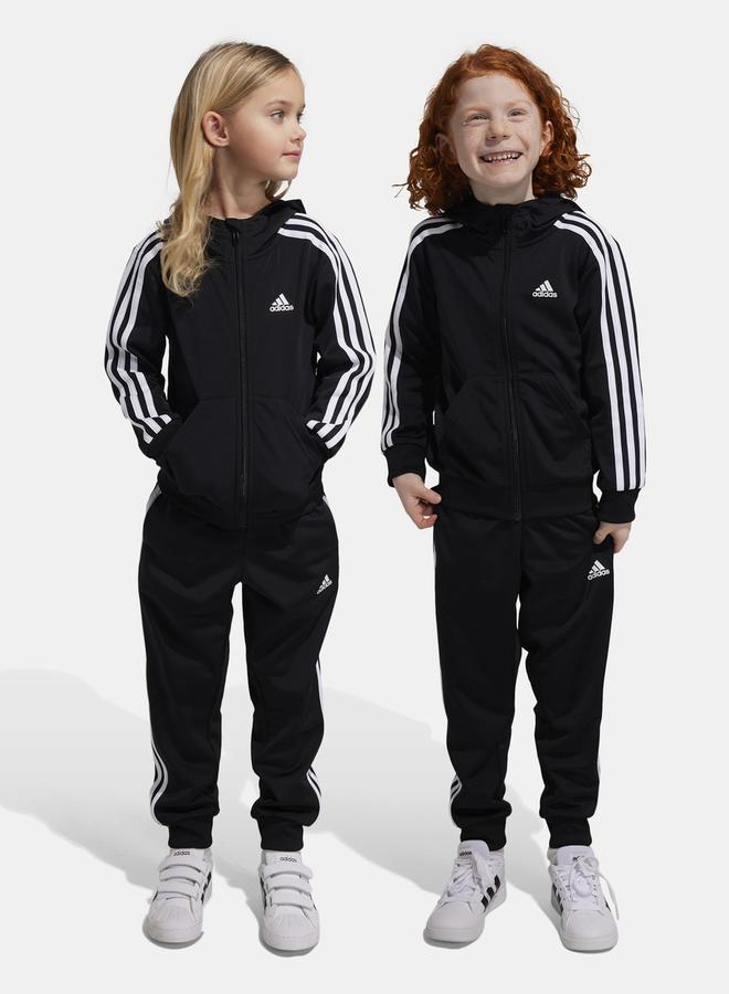 Adidas 3 Striped Shiny Tracksuit - Image 1
