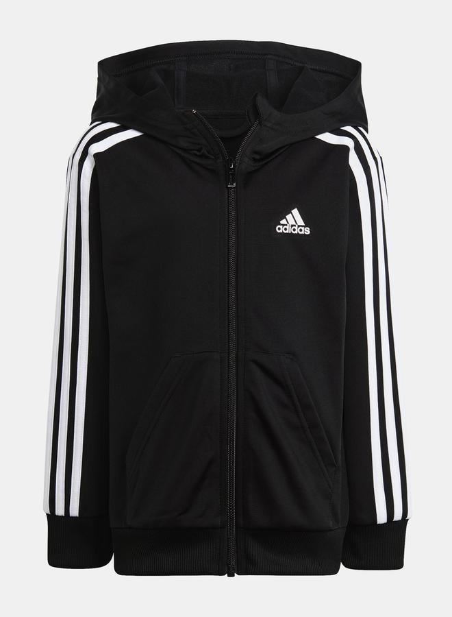 Adidas 3 Striped Shiny Tracksuit - Image 4