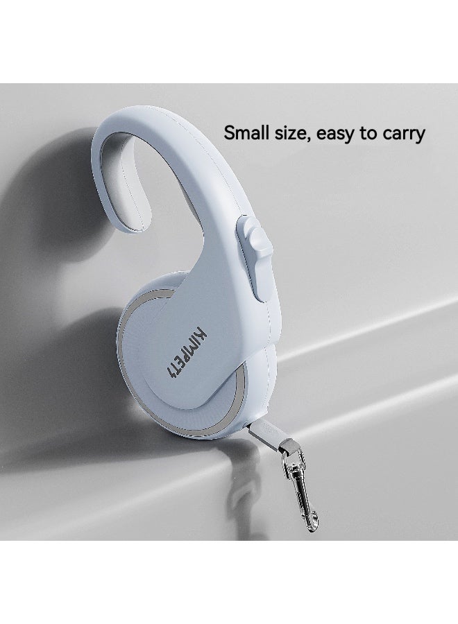 Retractable Dog Leash, Pet Walking Leash with Anti-Slip Handle for Small Medium Large Breed Dogs up to 50lbs 360°Tangle-Free One-Handed Brake Pause Lock 10FT - Image 4
