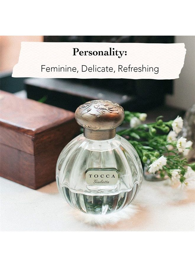 Tocca Women's Perfume, Giulietta Fragrance - Fresh Floral, Pink Tulips, Green Apple, Vanilla Orchid - Hand-Finished Bottle 1.7oz (50 ml) - Image 4