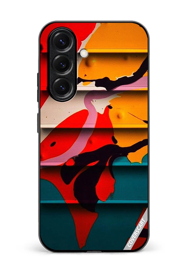 VR CREATIVE Protective Case Cover For Samsung Galaxy S25 Street Paint Design Multicolour