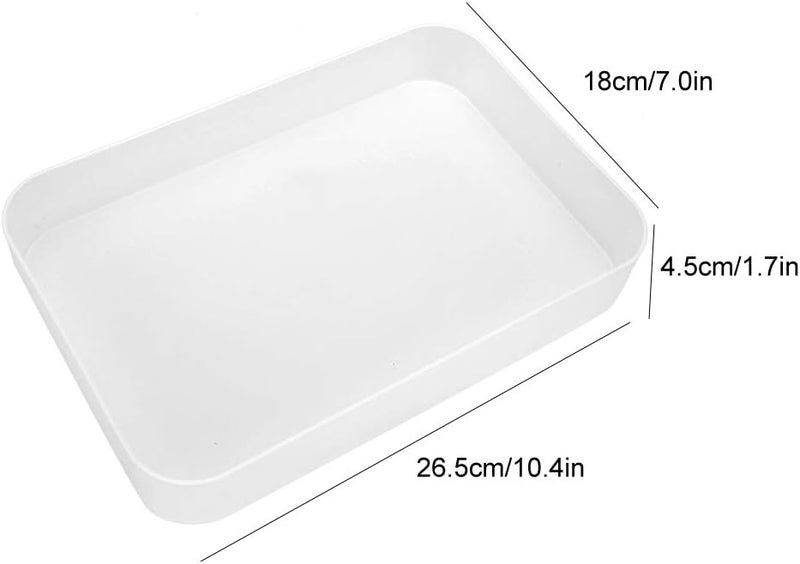 Nail Art Storage Box, 1.7x10.4x7.0in Nail Container Case Portable Transparent Makeup Organizer Holder for NailTools Makeup Brushes - Image 2