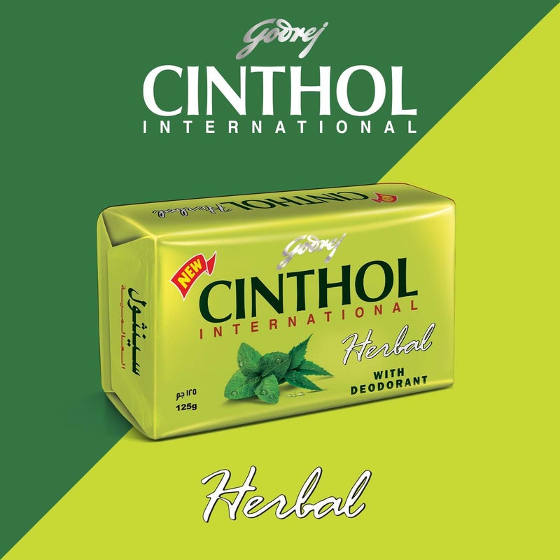 Cinthol Herbal Bath Soap with Deodorant – 99.9% Germ Protection, 125g - Image 4