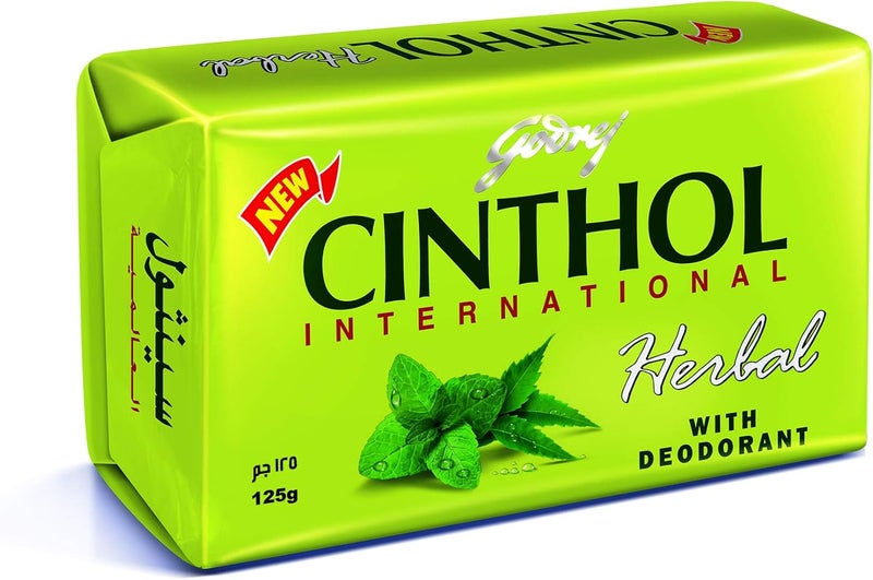 Cinthol Herbal Bath Soap with Deodorant – 99.9% Germ Protection, 125g - Image 3