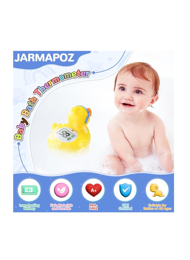 general Baby Bath Thermometer Duck – Color-Changing Infant Bathtub Thermometer with Auto Temperature Alert, Waterproof Floating Toy for Newborns & Toddlers - Image 2