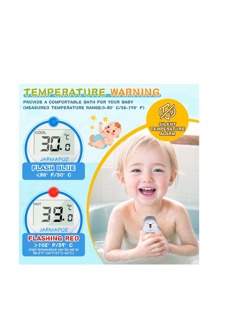 general Baby Bath Thermometer Duck – Color-Changing Infant Bathtub Thermometer with Auto Temperature Alert, Waterproof Floating Toy for Newborns & Toddlers - Image 3