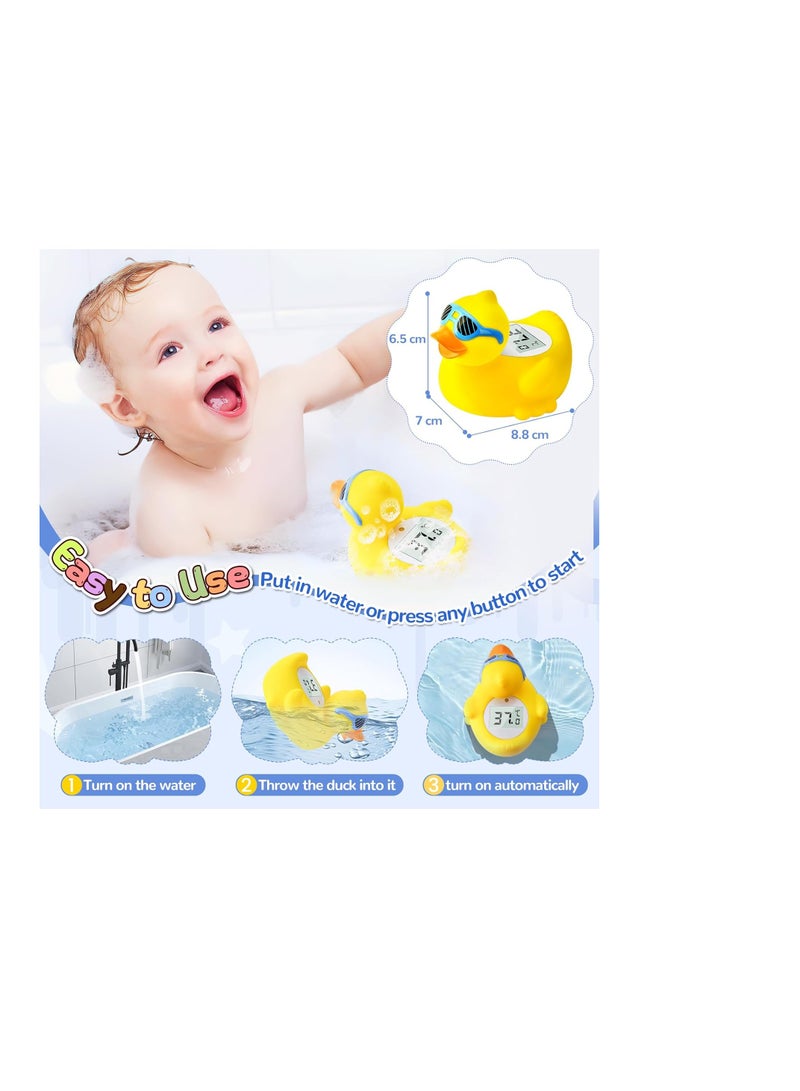 general Baby Bath Thermometer Duck – Color-Changing Infant Bathtub Thermometer with Auto Temperature Alert, Waterproof Floating Toy for Newborns & Toddlers - Image 5