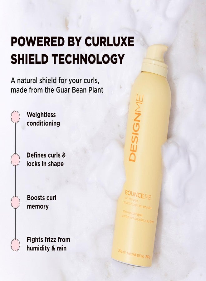 Design.Me BOUNCE.ME Curl Mousse | Lightweight Curl Defining Mousse for Wavy & Curly Hair | Frizz Control, Humidity Resistant, Alcohol-Free Mousse for Hair Styling | CGM Approved - Image 5