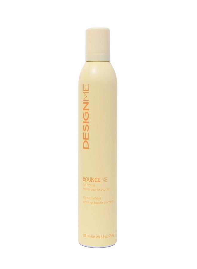 Design.Me BOUNCE.ME Curl Mousse | Lightweight Curl Defining Mousse for Wavy & Curly Hair | Frizz Control, Humidity Resistant, Alcohol-Free Mousse for Hair Styling | CGM Approved - Image 1