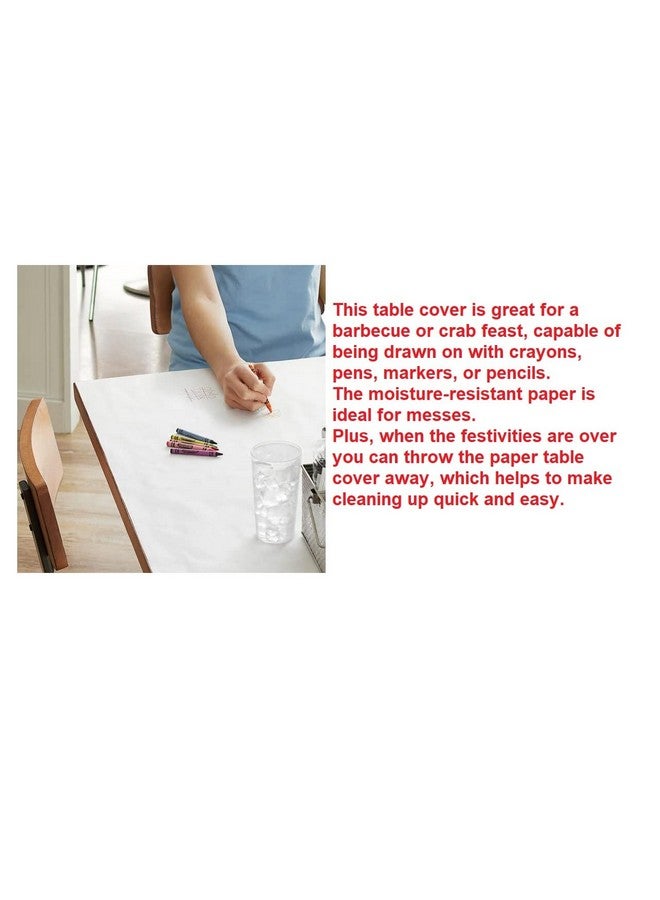 Oasis Supply, Crab Bib, Newspaper Placemats, Butcher Paper Table Cover & Wet Wipe Bundle - 25 Disposable Bibs, Placemats, & Moist Towelettes for Crawfish Boil, Seafood Fest, or Crab Bakes - Image 5