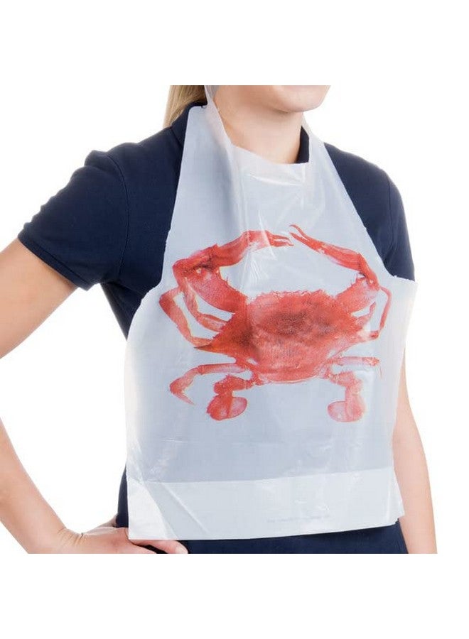 Oasis Supply, Crab Bib, Newspaper Placemats, Butcher Paper Table Cover & Wet Wipe Bundle - 25 Disposable Bibs, Placemats, & Moist Towelettes for Crawfish Boil, Seafood Fest, or Crab Bakes - Image 2