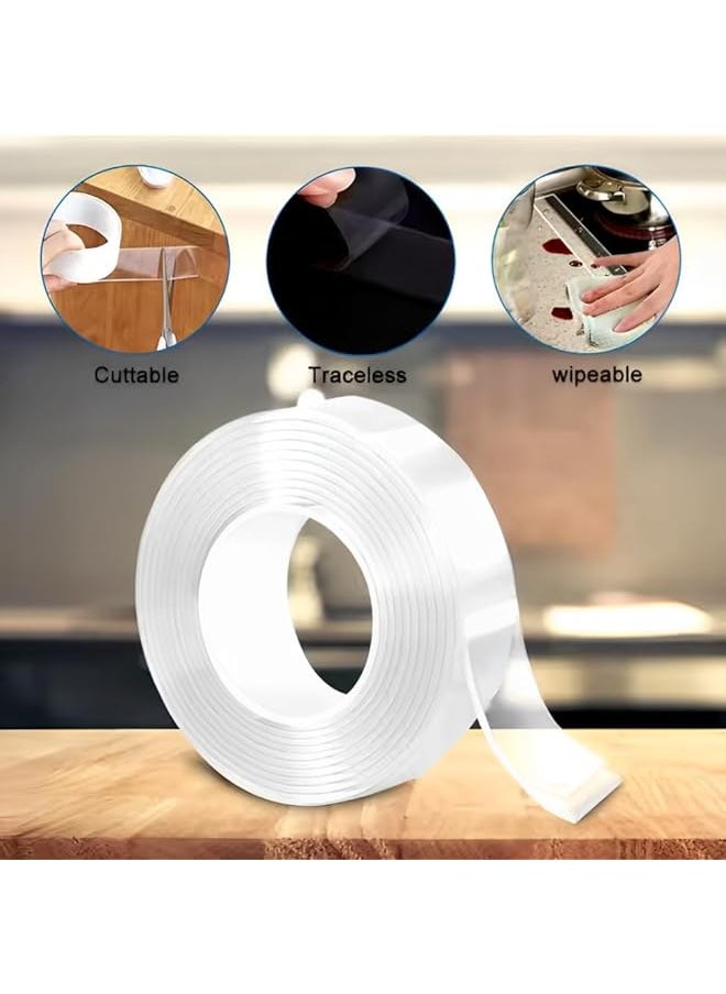 PROMASS promass Premium Heavy Duty Double-Sided Adhesive Tape – Ultra-Strong, Invisible, Waterproof, Reusable Tape for Fashion Garments, Wall Mounting, Picture Hanging & Multi-Surface Support  - Image 3