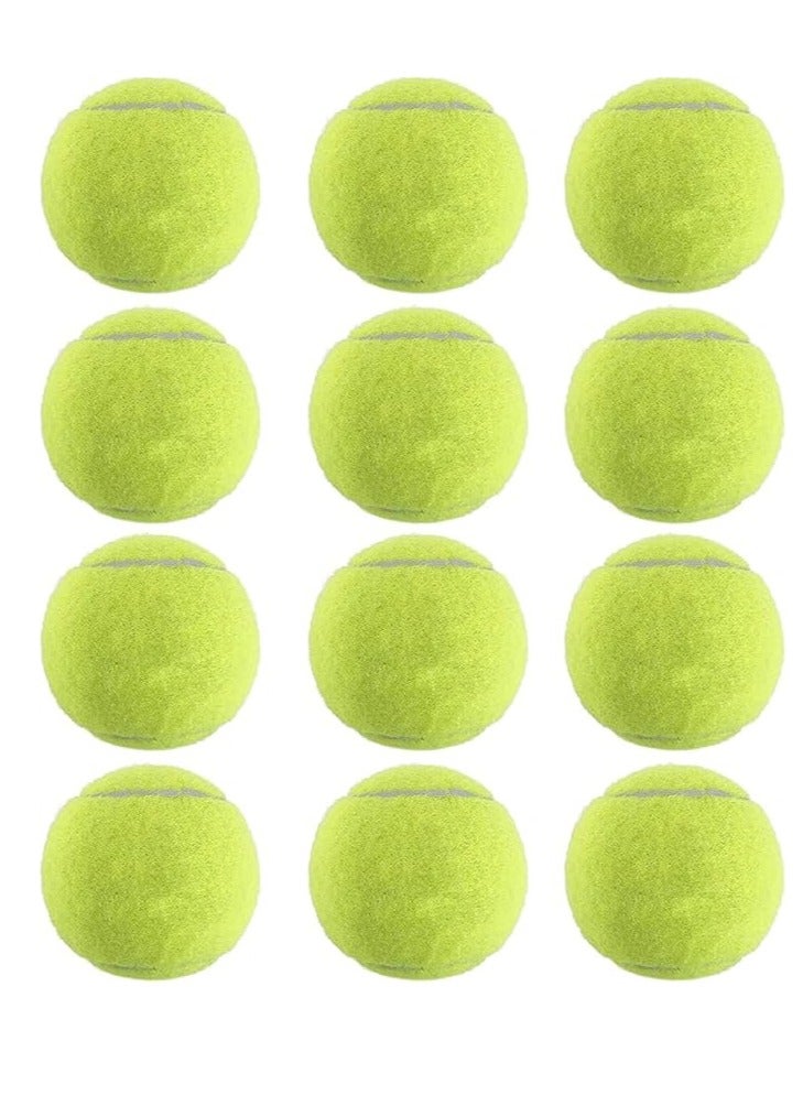 Sportq Tennis Balls - 12 Pack Tennis Balls For Advanced Training, Durable & Reusable Tennis Balls No Pressure, Perfect For Training, Teaching, All Kinds Of Courts And Playing With Animals - Image 1