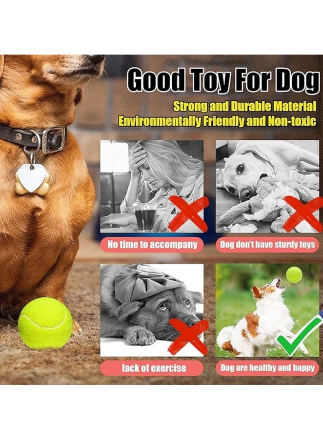 Sportq Tennis Balls - 12 Pack Tennis Balls For Advanced Training, Durable & Reusable Tennis Balls No Pressure, Perfect For Training, Teaching, All Kinds Of Courts And Playing With Animals - Image 4