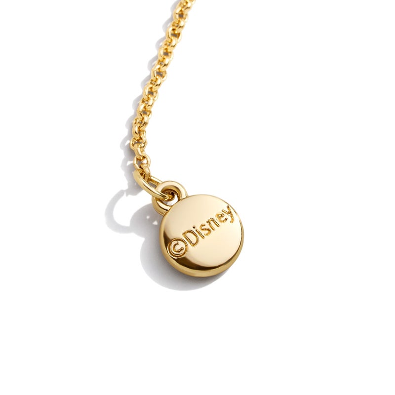 BaubleBar Mickey Mouse & Minnie Mouse Disney Better Half Necklace - Clear/Gold - Image 3