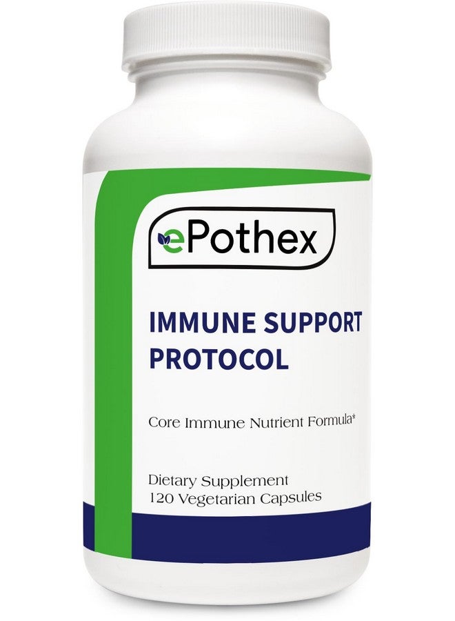 EPOTHEX Immune Support Protocol - Powerful Blend of Vitamin C, N-Acetyl Cysteine, Zinc, Vitamin D 2500 IU, Vitamin A, Quercetin - 120 Count (2 mo Supply) - Image 1