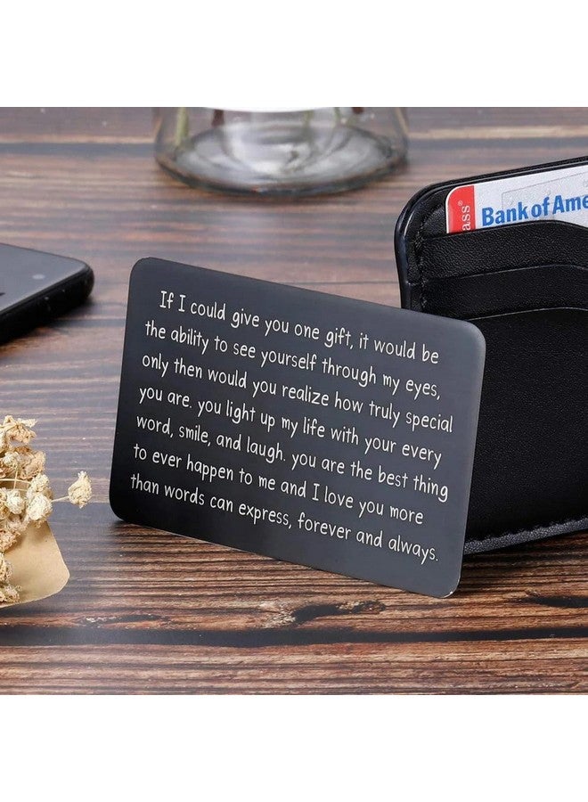 Fairus Wallet Card - CUSTOMIZED - Your Message for Memories or Reminder Best Keepsake For Husband Wallet - Sturdy Card - Image 5